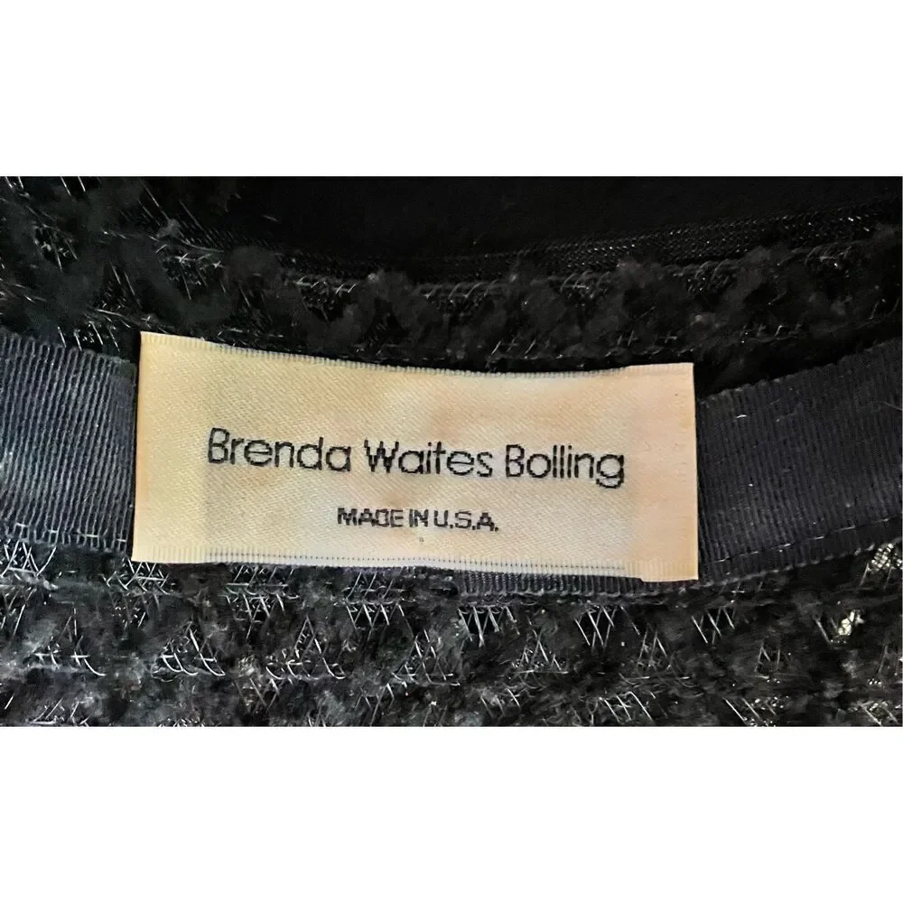 Brenda Waites Bolling Exquisite Vintage Wool Hat / EUC